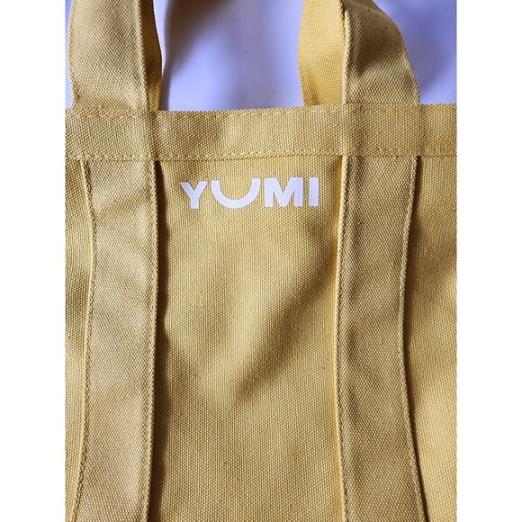 YUMI Yellow Farmer's Market Day at the Beach Insulated Tote Bag EUC - Picture 3 of 8